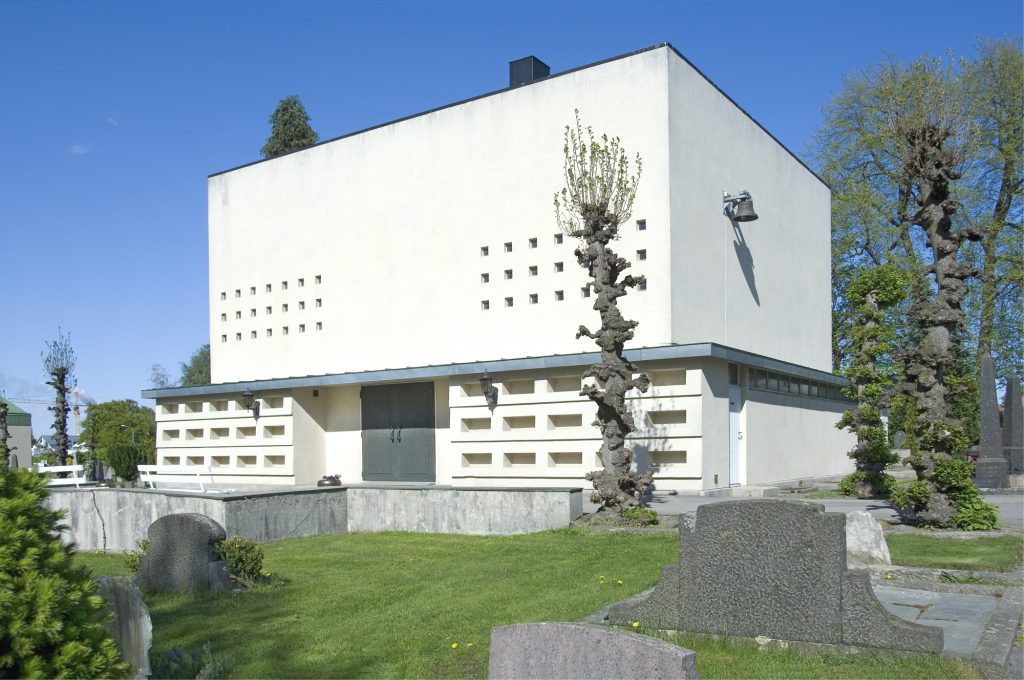 Moss krematorium. Foto: Roderick Ewart - Østfoldmuseene