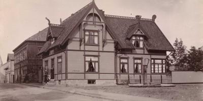 Doktor Lexows hus i Sarpsborg. Fotograf ukjent / Oslo Museum. OB.F16115bi